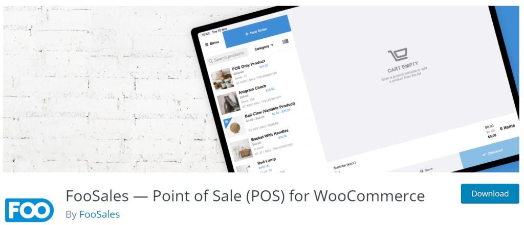 Foosales POS -WooCommerce Kassasysteem voor Fysieke winkel- Sleebos IT